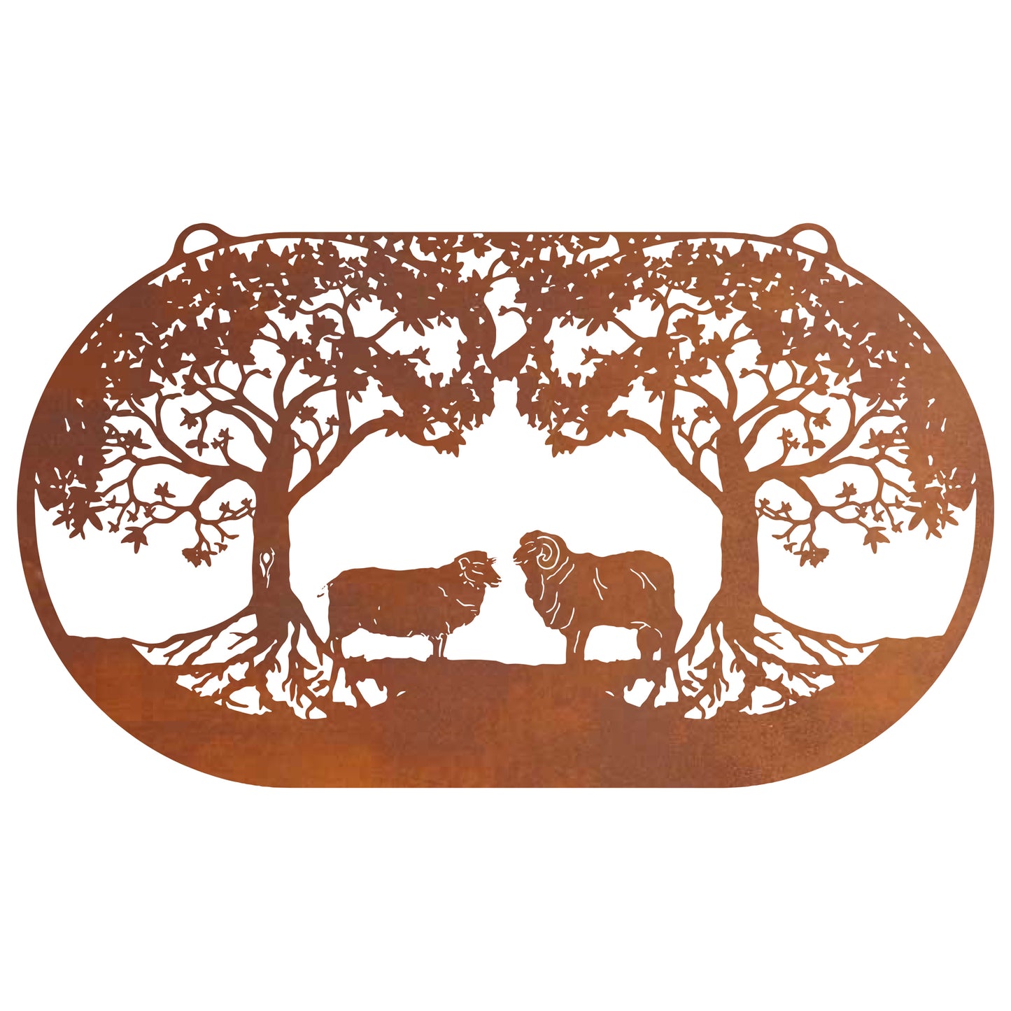 Trees of Life with Ram and Sheep