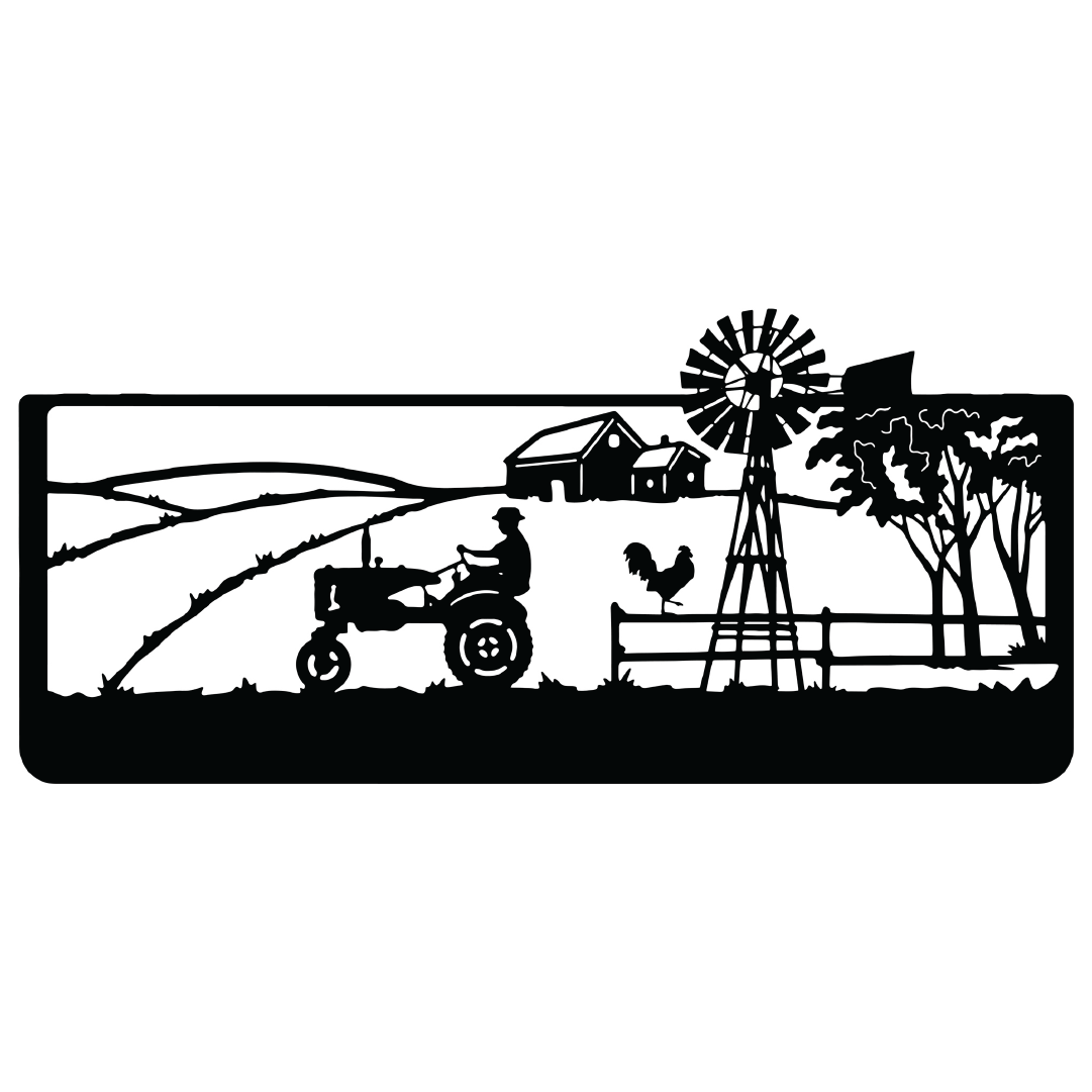 Tractor Property Farm Sign