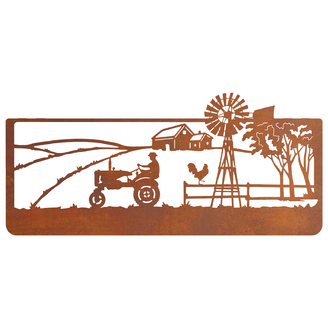 Tractor Property Farm Sign