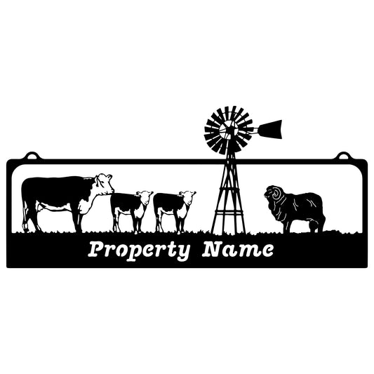 Cattle, Ram & Windmill