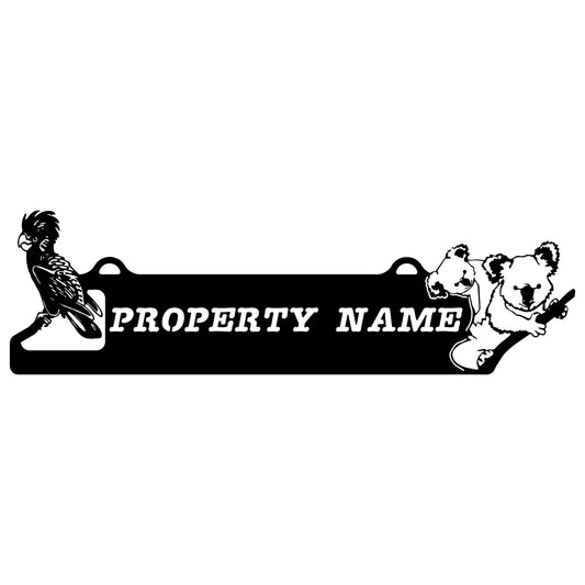 Cockatoo & Koala Farm Sign Option 2