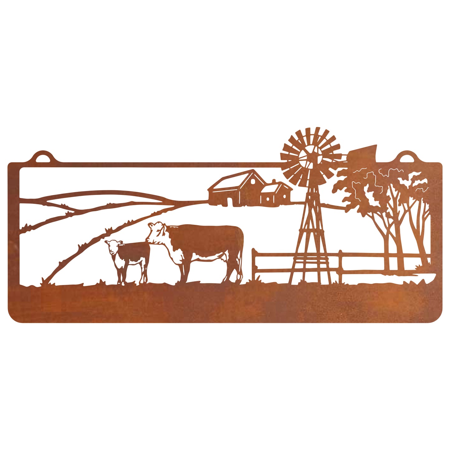 Cow and Calf Farm Sign