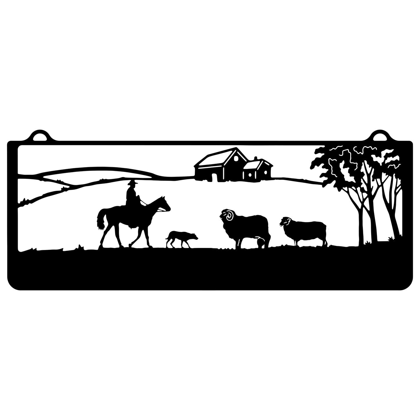 Stockman Sheep and Dog Farm Sign