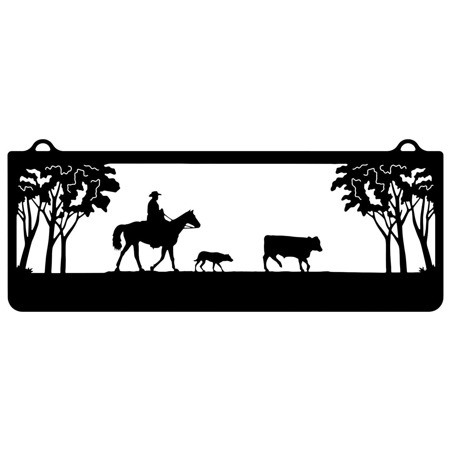 Stockman Mustering Farm Sign