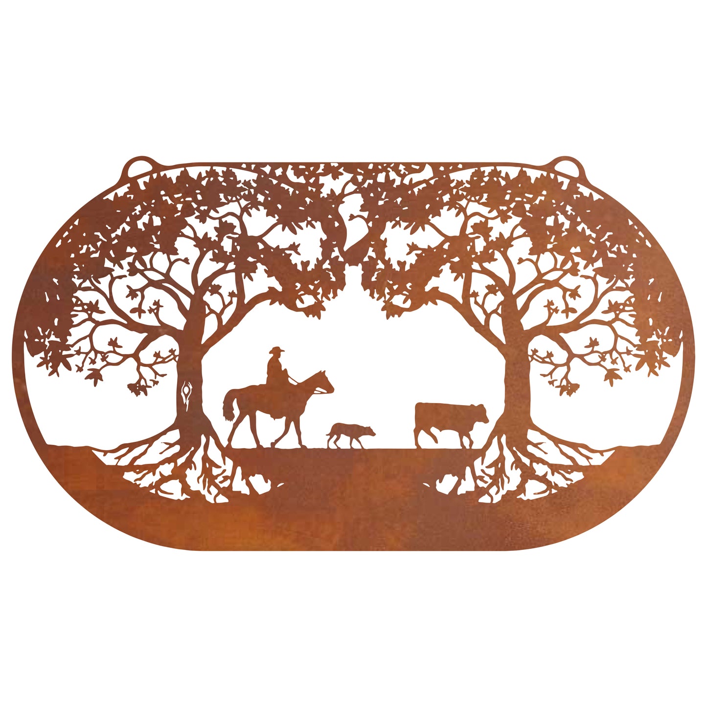 Trees of Life with Stockman & Cattle