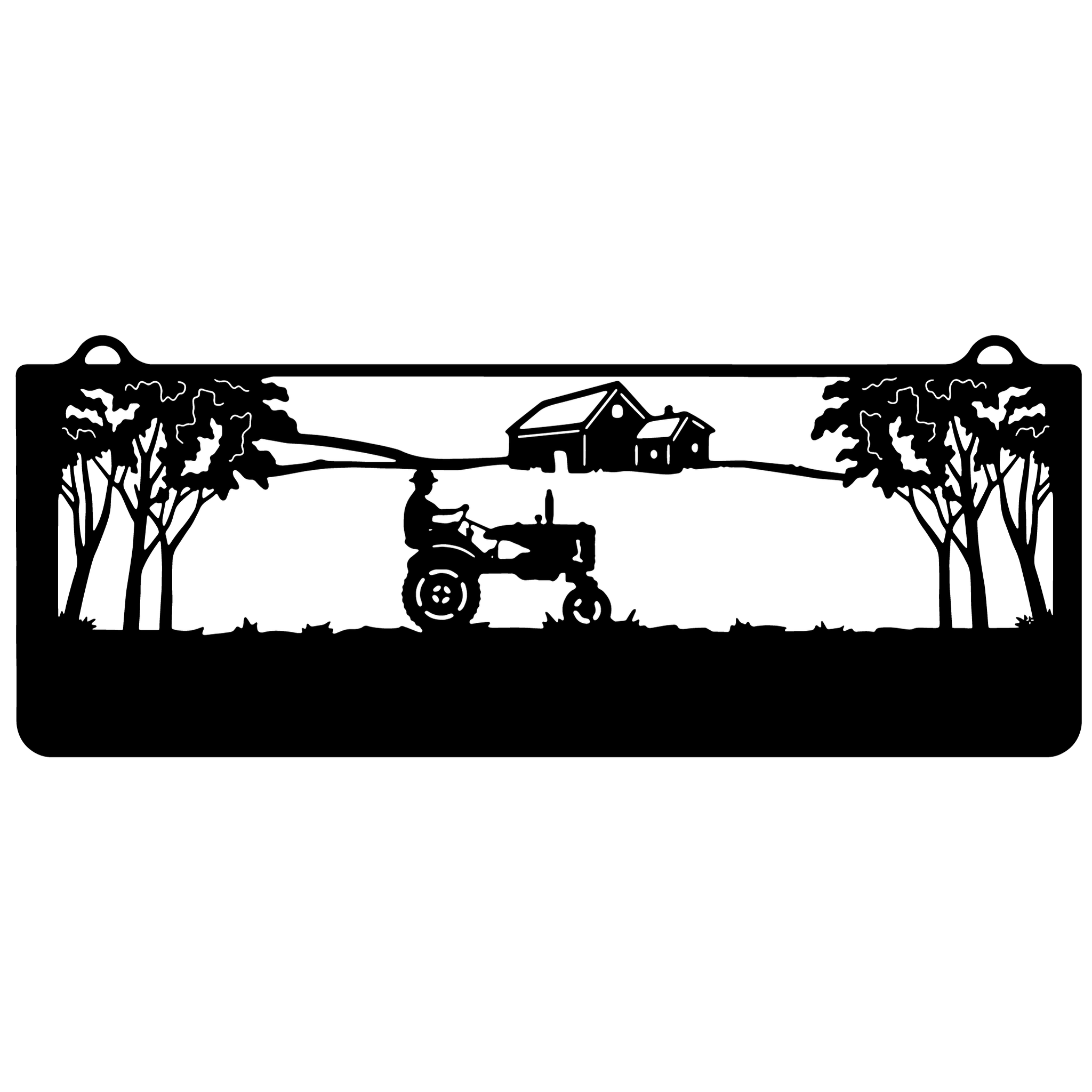 Tractor Tending Farm – Custom Farm Signs